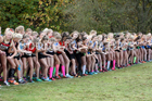 Girls under-15s National Cross Country Relay, Berry Hill Park, Mansfield. Photo:  David T. Hewitson/Sports for All Pics